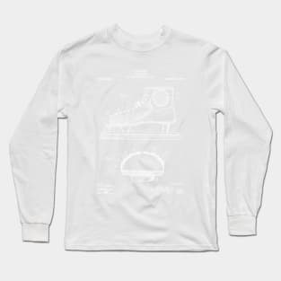 Ice Hockey Skates Patent - Ice Skates Art - Antique Long Sleeve T-Shirt